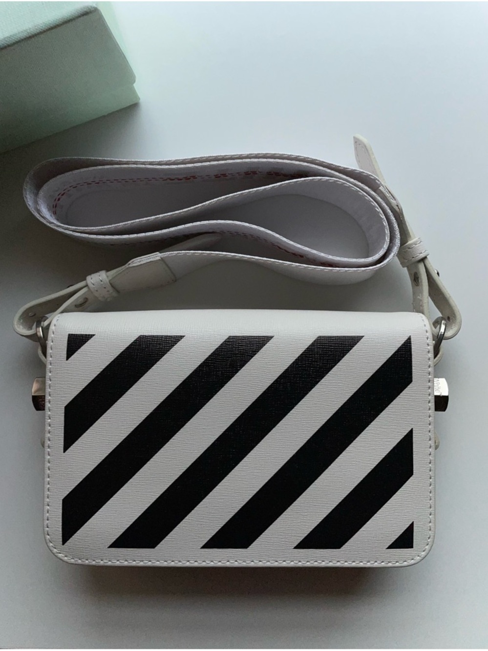 OFF-WHITE VIRGIL ABLOH B/W Crossbody Bag